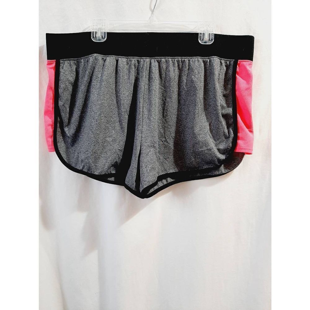 Activewear pink gray 3X shorts